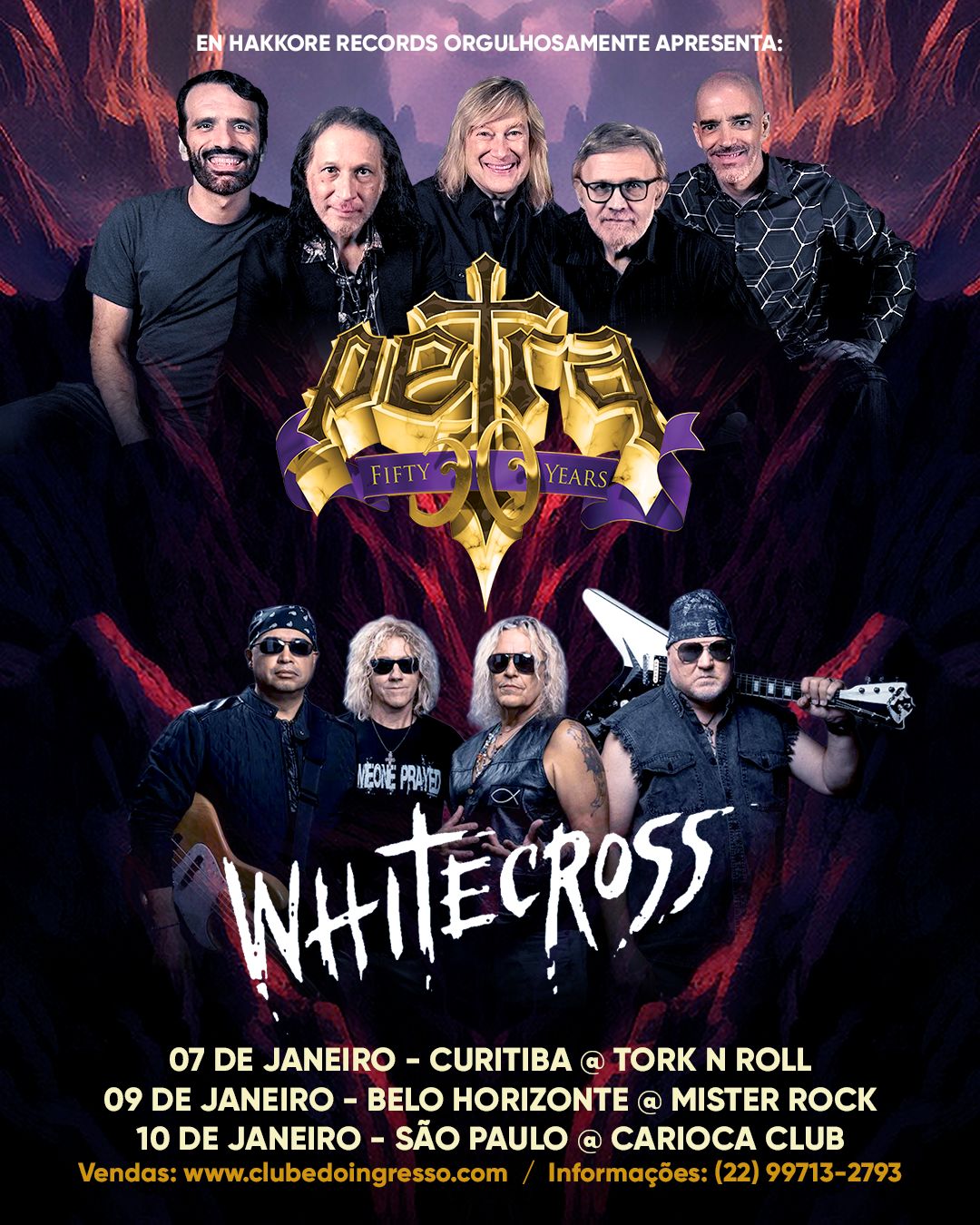 Petra & Whitecross Brasil 2026