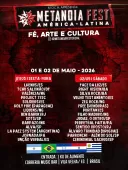 Metanoia Fest 2026 - DIA 1 - América Latina - Fé, Arte e Cultura - Vila Velha