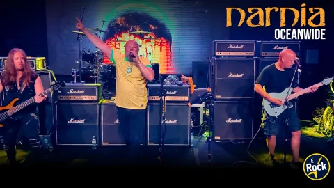 NARNIA: A estreia emocionante de "Oceanwide" ao vivo no Brasil! (Tour com Stryper & Bride)