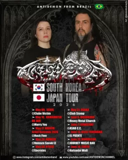 Antidemon South Korea and Japan Tour 2026