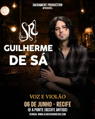 Guilherme de Sá: Turnê 2026 – Intimista em Recife