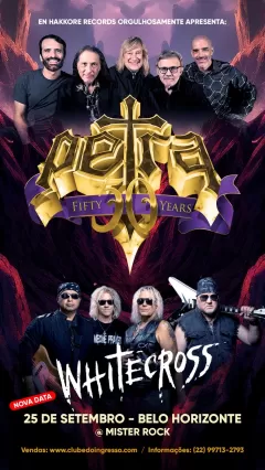 Petra & Whitecross - Turnê lendária no Brasil 2026 - Belo Horizonte