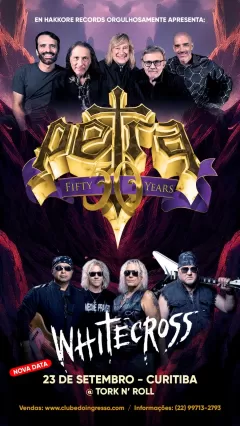 Petra & Whitecross - Turnê lendária no Brasil 2026 - Curitiba