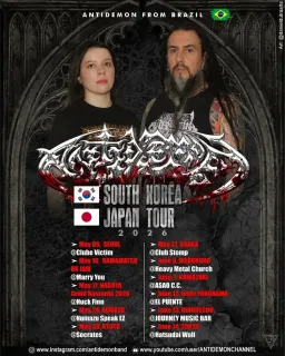 Antidemon South Korea and Japan Tour 2026