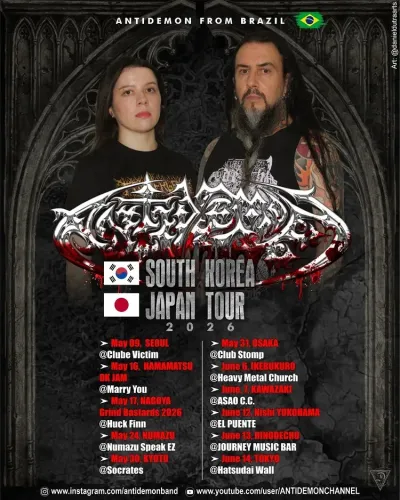 Antidemon South Korea and Japan Tour 2026